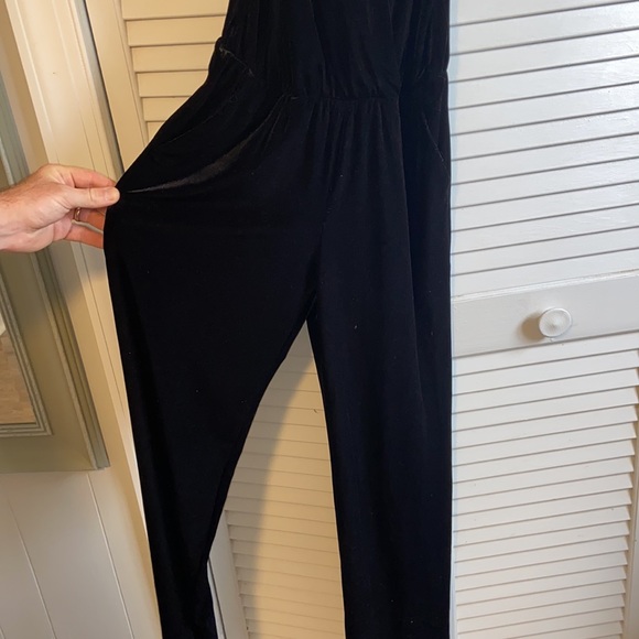 Never worn Veronica M black velvet jump suit - Picture 2 of 3